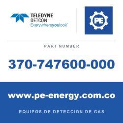 Detcon 370-747600-000 - Teledyne Detcon 370-747600-000 ClO2, sensor enchufable de dióxido de cloro 0-50 ppm para DM-500