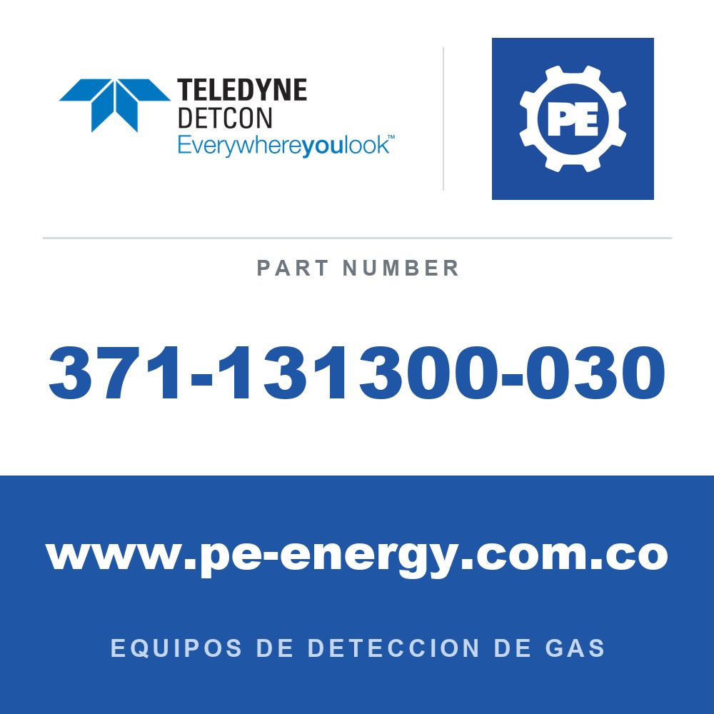 Detcon 371-131300-030 - Teledyne Detcon 371-131300-030 Sensor enchufable de HCN, Cianuro de hidrógeno para DM-100