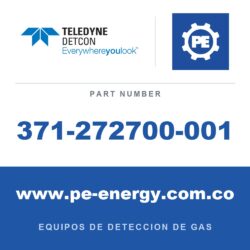 Detcon 371-272700-001 - Teledyne Detcon 371-272700-001 F2, sensor enchufable de flúor para DM-100