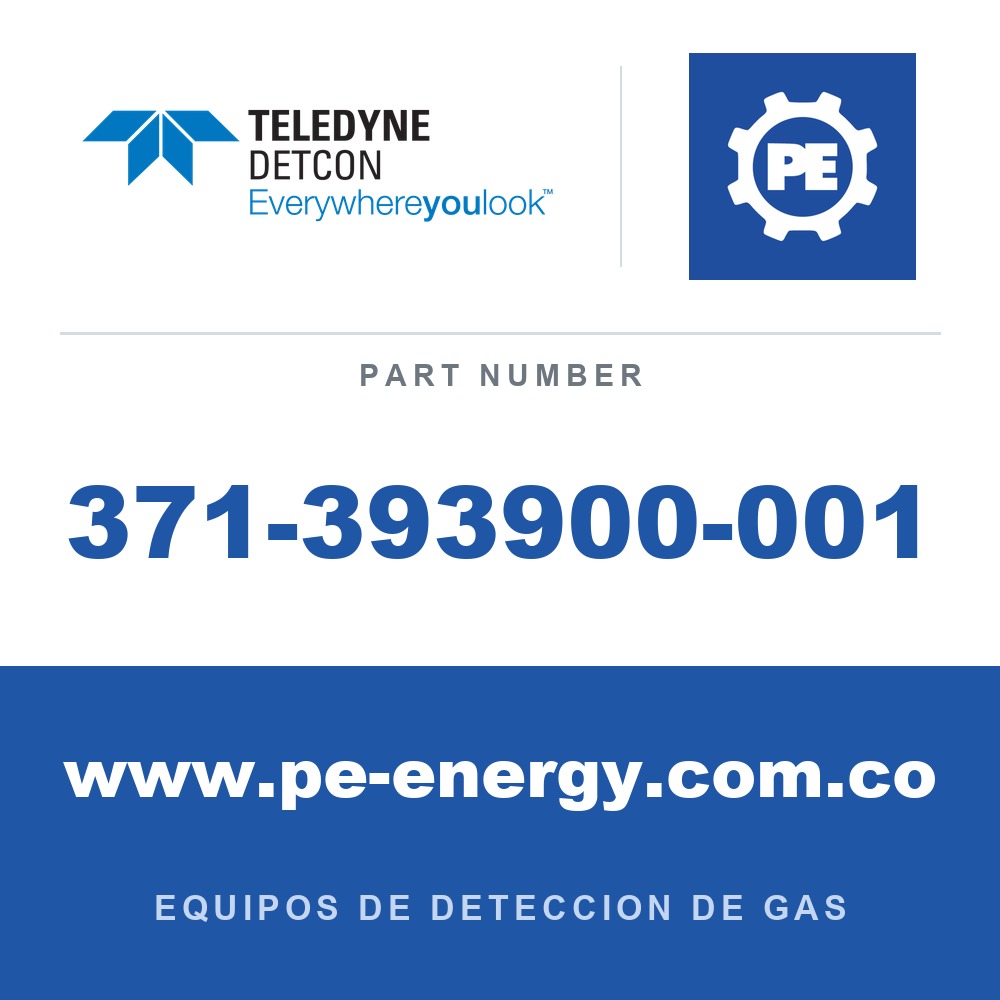 Detcon 371-393900-001 - Teledyne Detcon 371-393900-001 O3, Sensor enchufable de ozono para DM-100