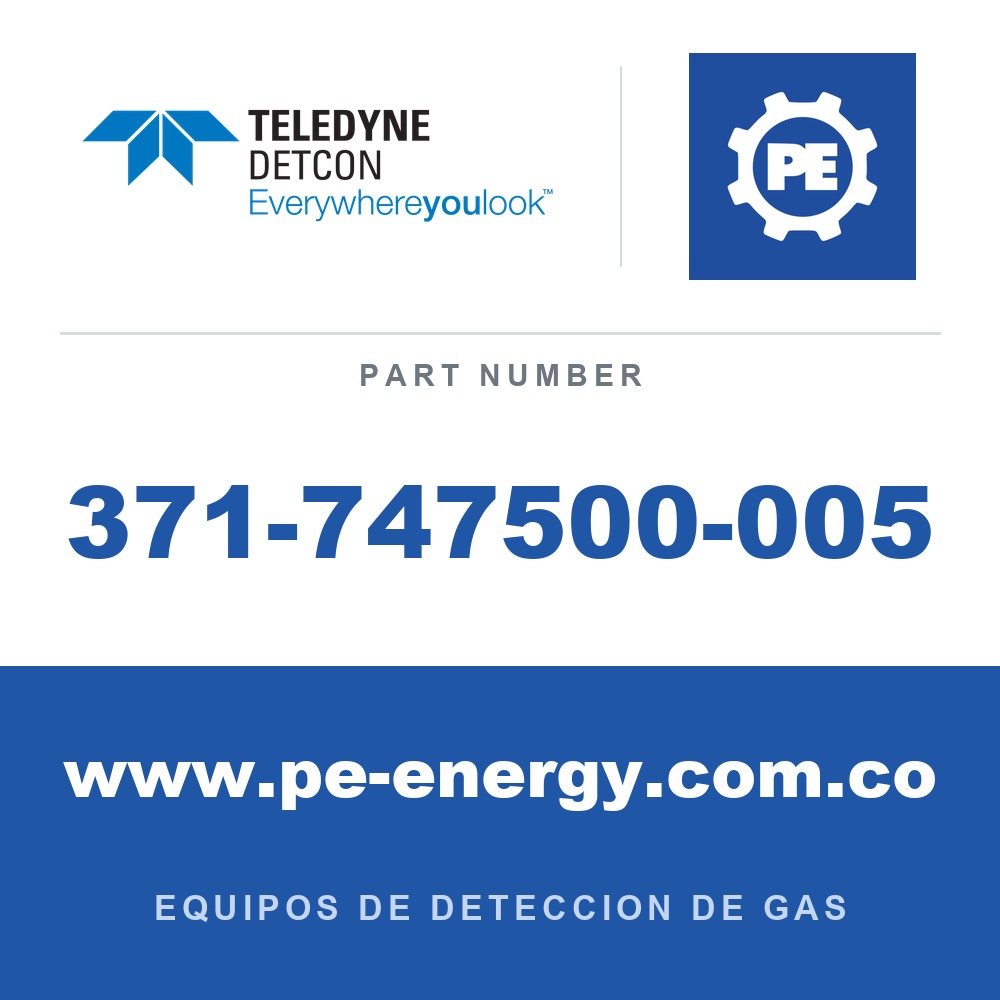 Detcon 371-747500-005 - Teledyne Detcon 371-747500-005 Br2, sensor enchufable de bromo para DM-100