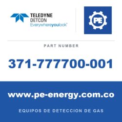 Detcon 371-777700-001 - Teledyne Detcon 371-777700-001 ClO2, sensor enchufable de dióxido de cloro 0-1 ppm para DM-100