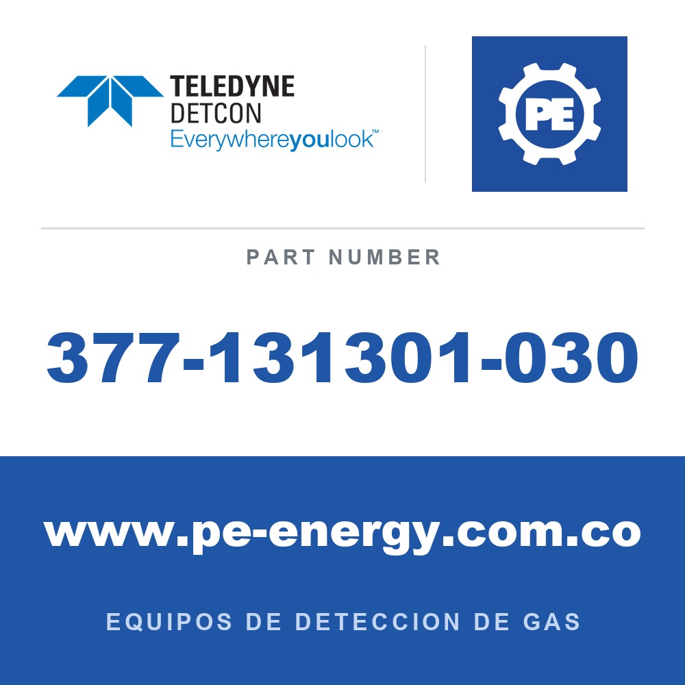 Detcon 377-131301-030 - Teledyne Detcon 377-131301-030 Sensor enchufable de HCN, Cianuro de hidrógeno para DM-700