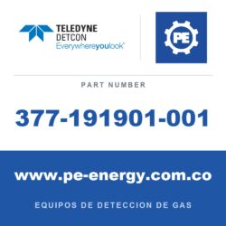 Detcon 377-191901-001 - Teledyne Detcon 377-191901-001 AsH3, sensor enchufable de arsina para DM-700