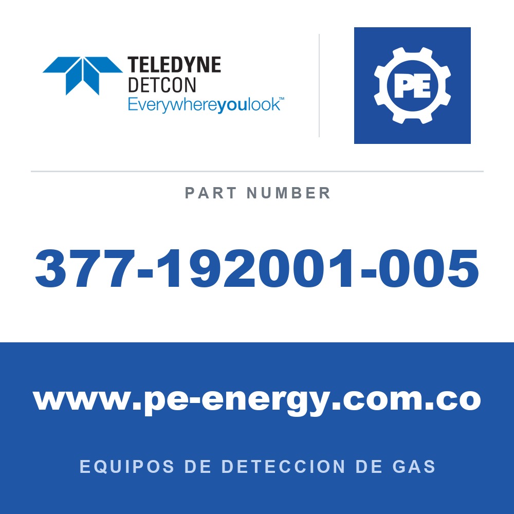 Detcon 377-192001-005 - Teledyne Detcon 377-192001-005 Sensor enchufable de PH3, Fosfina para DM-700