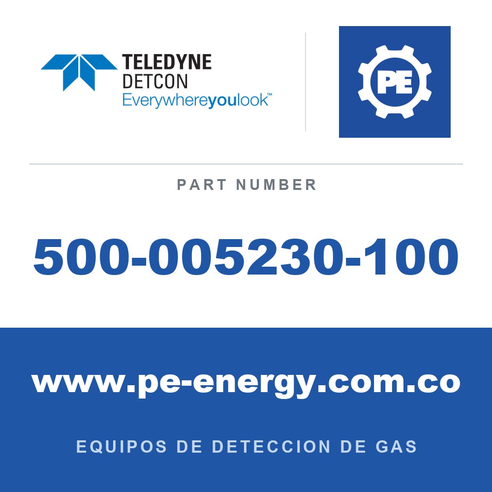 Detcon 500-005230-100 - Teledyne Detcon 500-005230-100 Tarjeta conectora estándar para sensores serie 400 y 500 (número de parte antiguo 500-005065-007)