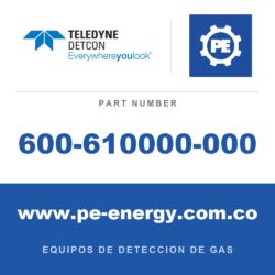 Detcon 600-610000-000 - Teledyne Detcon 600-610000-000 Protector contra salpicaduras para sensor con puerto de calibración integrado TP-424/TP-524/TP-624
