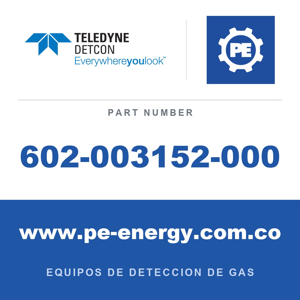 Detcon 602-003152-000 - Teledyne Detcon 602-003152-000 Ensamblaje de la base de la carcasa del Model 700, incluye parallamas (repuesto FP-700)
