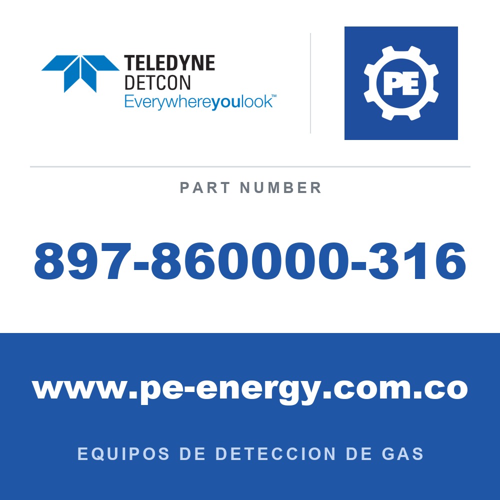 Detcon 897-860000-316 - Teledyne Detcon 897-860000-316 Mini Condulet de acero inoxidable 316 con tapa sólida