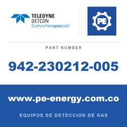 Detcon 942-230212-005 - Teledyne Detcon 942-230212-005 SiH4, Silano 5 ppm Nitrógeno