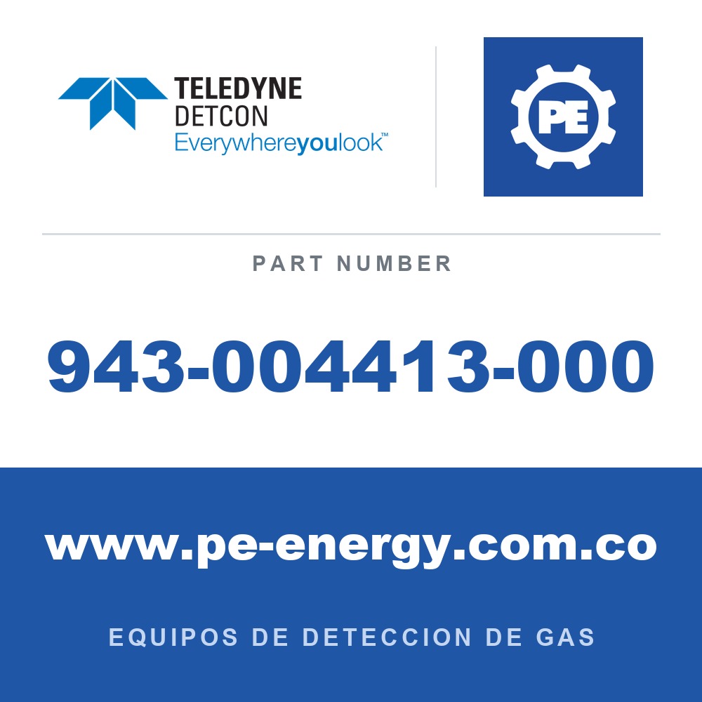 Detcon 943-004413-000 - Teledyne Detcon 943-004413-000 Soportes de montaje de sensor para patas de trípode grande