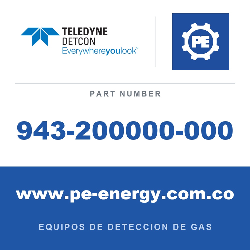 Detcon 943-200000-000 - Teledyne Detcon 943-200000-000 Depurador de carbón activado