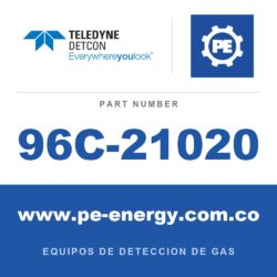 Detcon 96C-21020 - Teledyne Detcon 96C-21020 Conjunto de sensor de Diborano, modelo CXT-DM-B2H6, 0-5 ppm