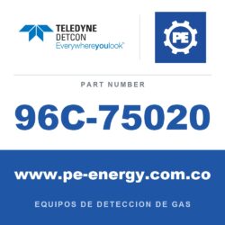 Detcon 96C-75020 - Teledyne Detcon 96C-75020 Conjunto de sensor de Bromo, modelo CXT-DM-Br2, 0-5 ppm