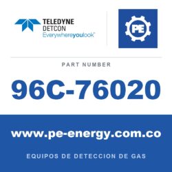 Detcon 96C-76020 - Teledyne Detcon 96C-76020 Conjunto de sensor de gas tóxico SmartWireless, modelo CXT-DM-CLO2, 0-50 ppm de Dióxido de Cloro (número de parte completo 96C-76020D-0