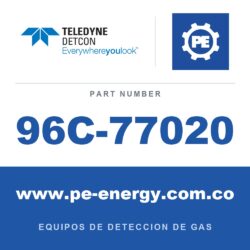 Detcon 96C-77020 - Teledyne Detcon 96C-77020 Conjunto de sensor de gas tóxico SmartWireless, modelo CXT-DM-CLO2, 0-1 ppm de Dióxido de Cloro (número de parte completo 96C-77020D-00