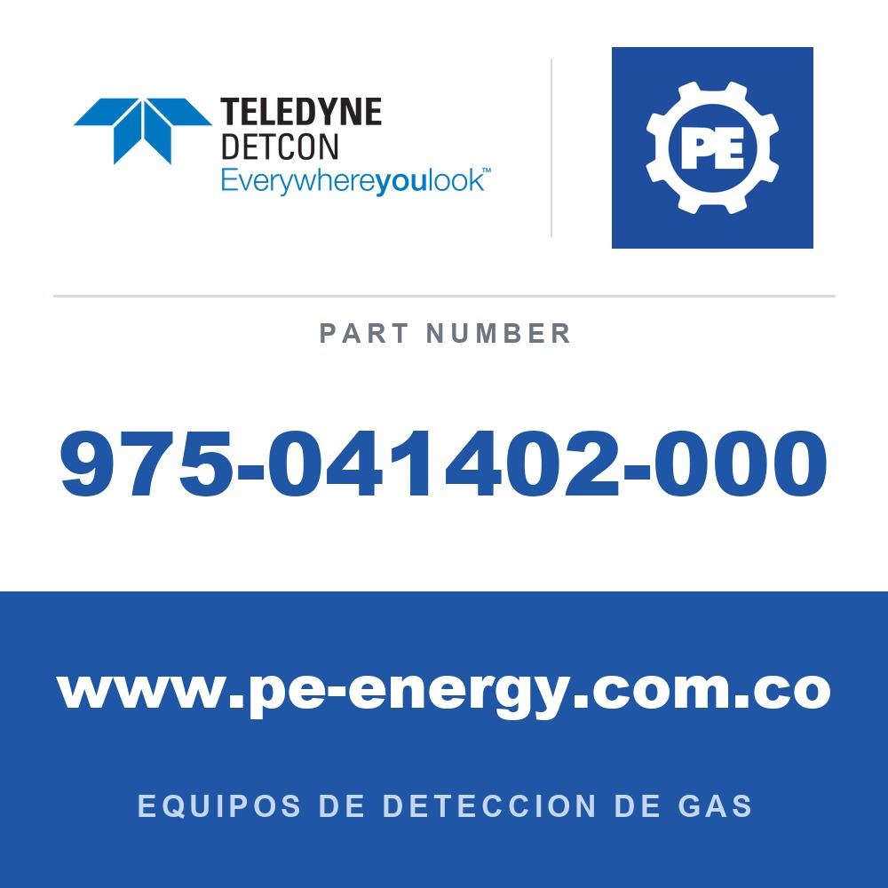 Detcon 975-041402-000 - Teledyne Detcon 975-041402-000 Módulo de entrada de contacto seco de cuatro canales Detcon Model DI-4