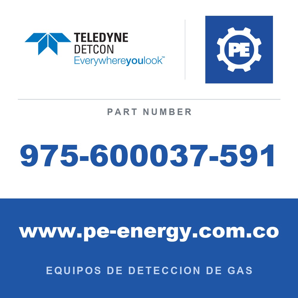 Detcon 975-600037-591 - Teledyne Detcon 975-600037-591 Medio filtrante de repuesto de PID - # 2