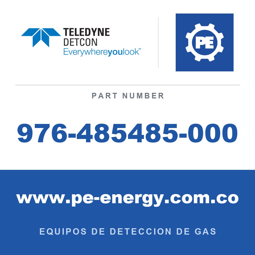 Detcon 976-485485-000 - Teledyne Detcon 976-485485-000 Repetidor aislado RS-485, 9-30VDC