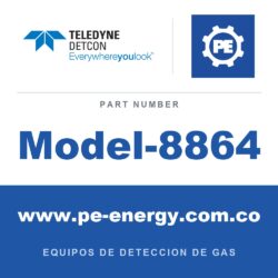 Detcon Model-8864 - Teledyne Detcon Model-8864 Controlador de detección de gas multicanal, configurado bajo pedido
