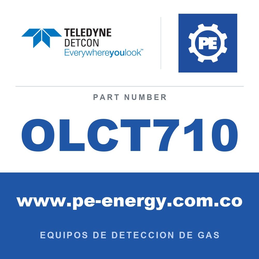 Detcon OLCT710 - Teledyne Detcon OLCT710 Transmisor de detección de gas fijo inteligente OLCT 710, misma plataforma de detección que el OLCT 700 con caja de conexiones integrada y