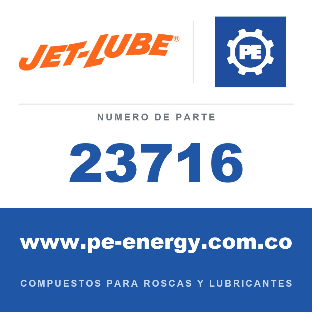 Jet-Lube 23716 - 23716 - Jet-Lube NCS-30 ECF 44LB Cubeta - Lados Rectos
