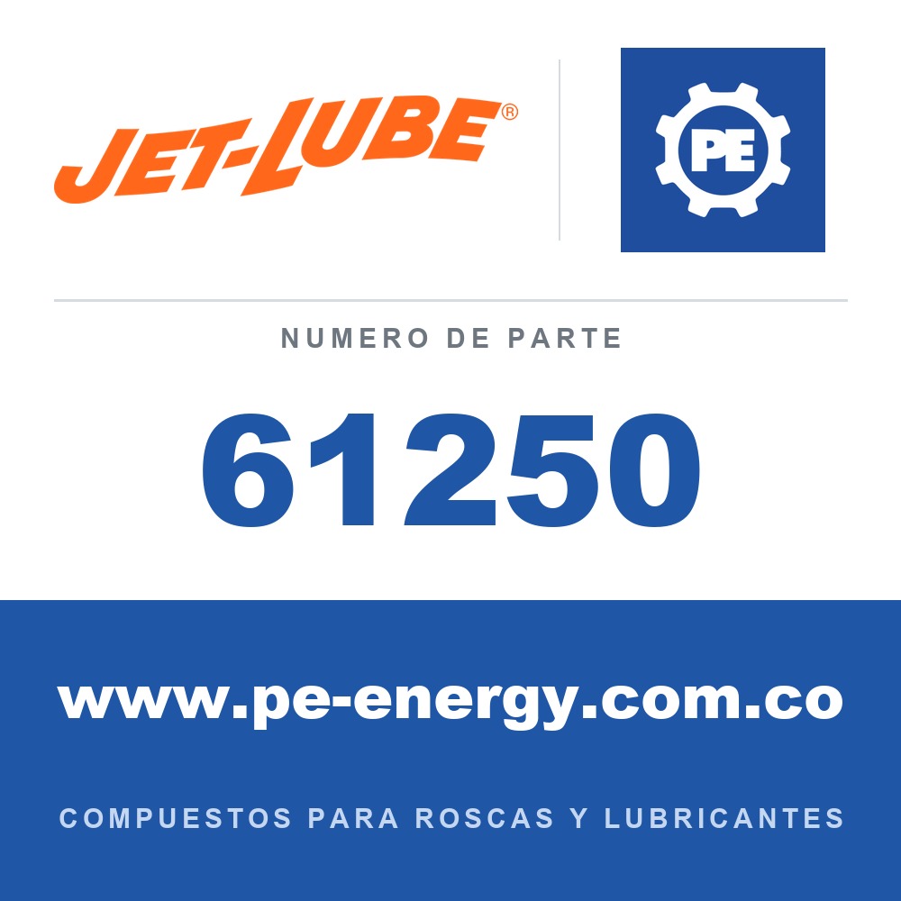 Jet-Lube 61250 - 61250 - Jet-Lube Cartucho de 0.95 LB de Jet-Gold EP 2, caja de 30