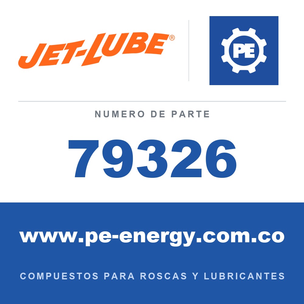Jet-Lube 79326 - 79326 - Jet-Lube Gear Oil FG ISO 1000 Tambor de 400 lb