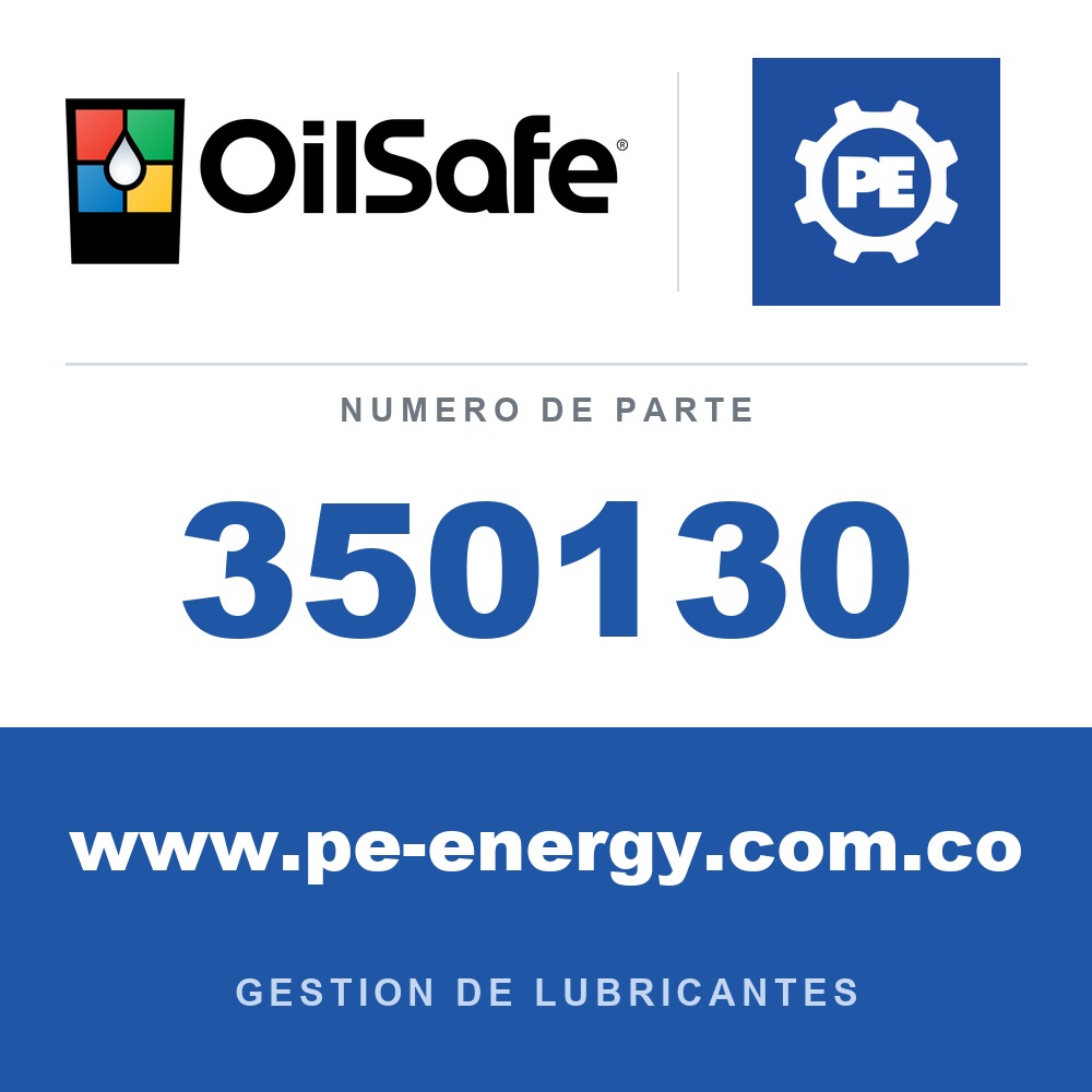 OilSafe 350130 - OilSafe Acoplador de cierre rápido de alta presión 1/8" NPT