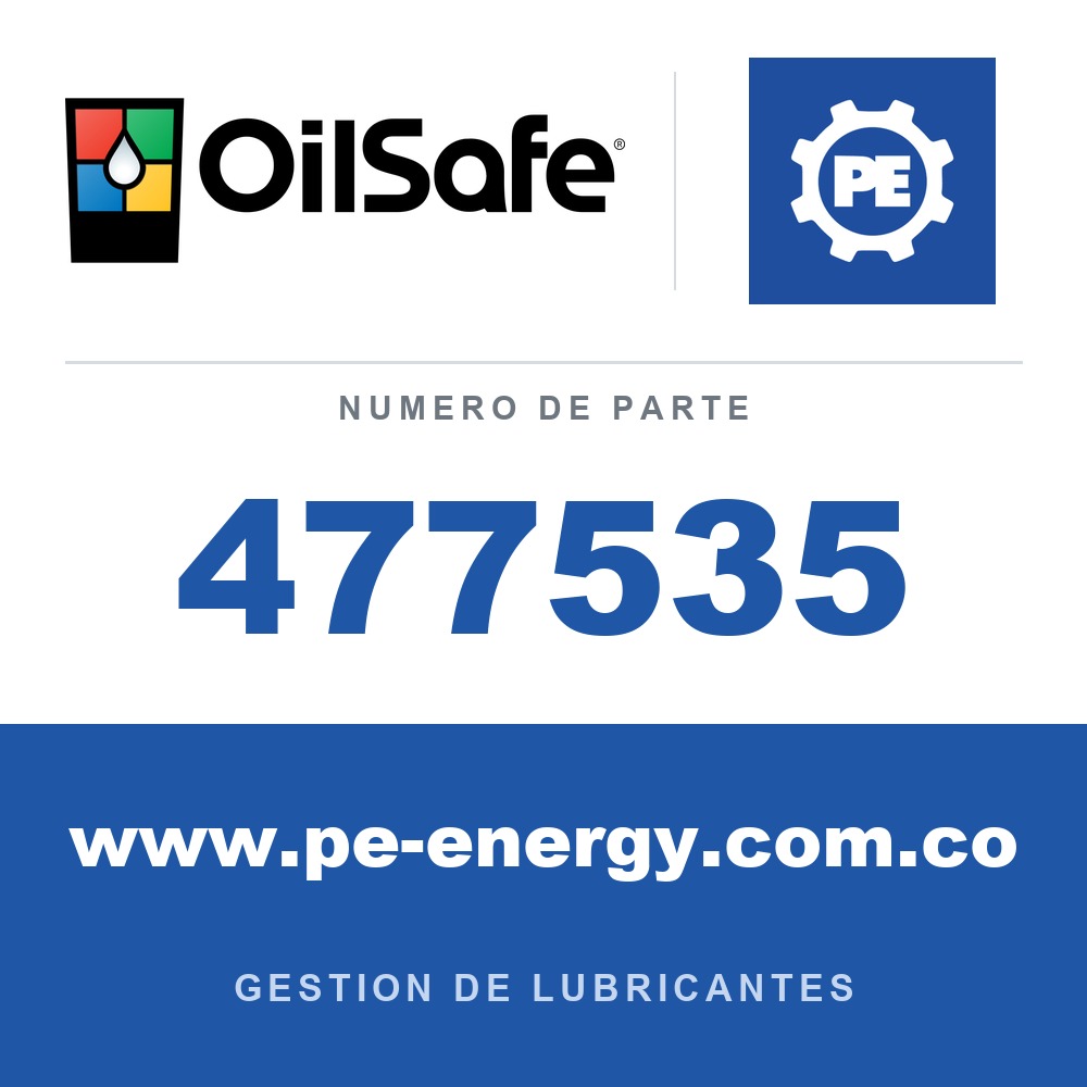 OilSafe 477535 - OilSafe Kit de cubo con roscas BSPP de 1", 4 tapones de acero inoxidable y válvula de muestreo de alto flujo