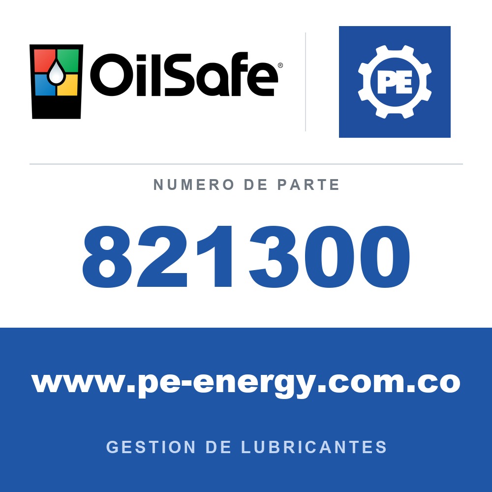 OilSafe 821300 - OilSafe Tubo de succión - Tubo de acero inoxidable con manguera de PVC reforzada y acoplador Dixon