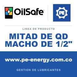 OilSafe MITAD DE QD MACHO DE 1/2" - OilSafe MITAD DE QD MACHO DE 1/2"