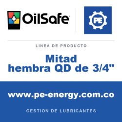 OilSafe Mitad hembra QD de 3/4" - OilSafe Mitad hembra QD de 3/4"
