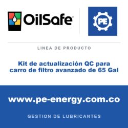 OilSafe Kit de actualización QC para carro de filtro avanzado de 65 Gal - OilSafe Kit de actualización QC para carro de filtro avanzado de 65 Gal