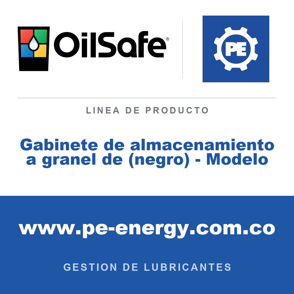OilSafe Gabinete de almacenamiento a granel de (negro) - Modelo - OilSafe Gabinete de almacenamiento a granel de (negro) - Modelo