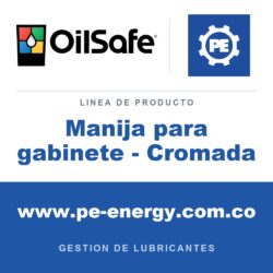 OilSafe Manija para gabinete - Cromada - OilSafe Manija para gabinete - Cromada