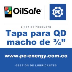 OilSafe Tapa para QD macho de ¾” - OilSafe Tapa para QD macho de ¾”