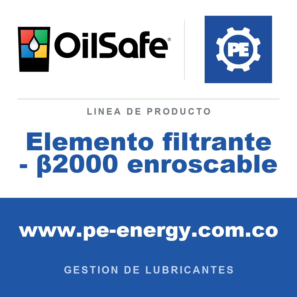 OilSafe Elemento filtrante - β2000 enroscable - OilSafe Elemento filtrante - β2000 enroscable