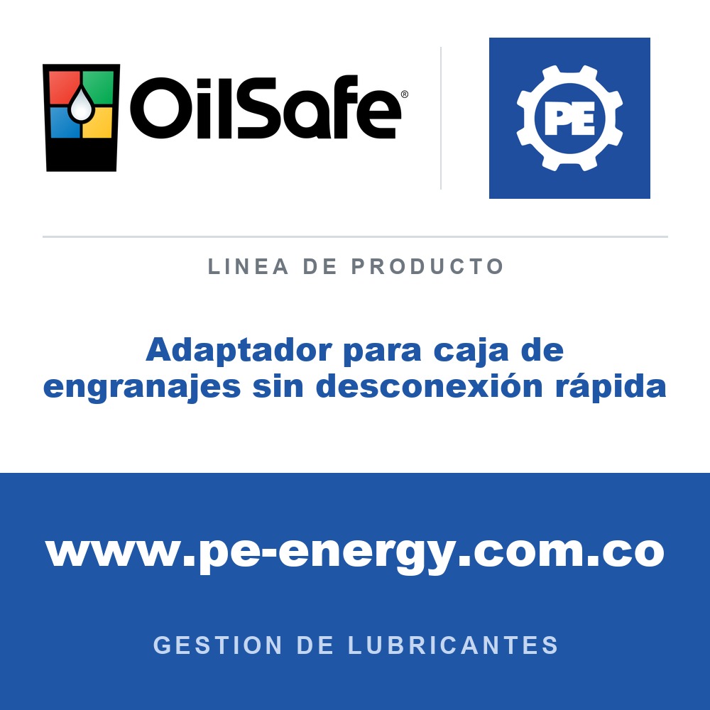OilSafe Adaptador para caja de engranajes sin desconexión rápida - OilSafe Adaptador para caja de engranajes sin desconexión rápida