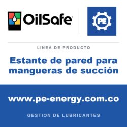 OilSafe Estante de pared para mangueras de succión - OilSafe Estante de pared para mangueras de succión