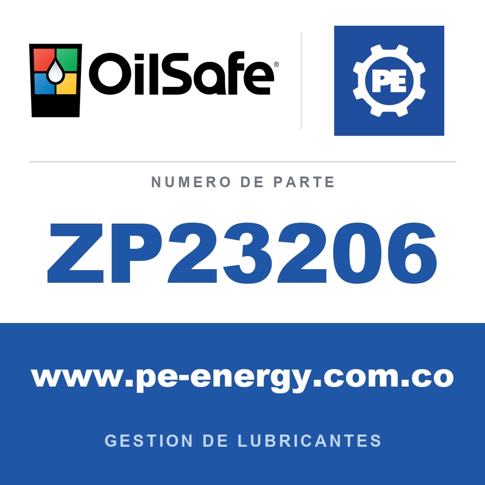 OilSafe ZP23206 - OilSafe Tarjeta combinada de plástico ID/NFPA - Doble cara