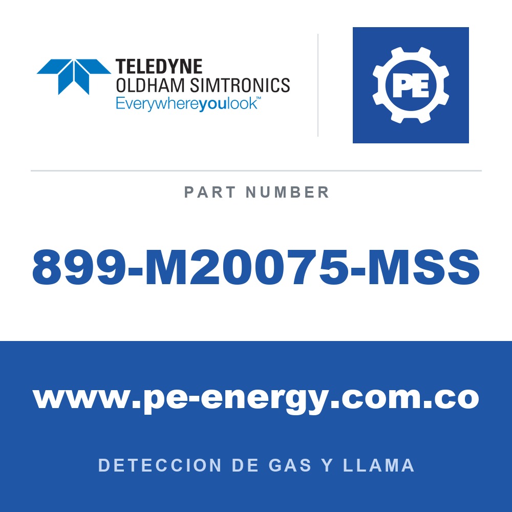 Oldham Simtronics 899-M20075-MSS - Oldham Simtronics 899-M20075-MSS Adaptador de M20 macho a 3/4 NPT macho, acero inoxidable