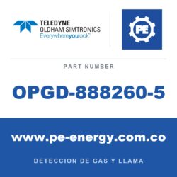 Oldham Simtronics OPGD-888260-5 - Oldham Simtronics OPGD-888260-5 Nivel de advertencia del filtro de verificación de funcionamiento: calibración de etileno