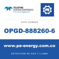 Oldham Simtronics OPGD-888260-6 - Oldham Simtronics OPGD-888260-6 Nivel de alarma del filtro de verificación de funcionamiento: calibración de etileno