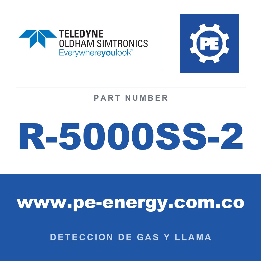 Oldham Simtronics R-5000SS-2 - Oldham Simtronics R-5000SS-2 Módulo de pantalla, carcasa de acero inoxidable (usar solo con unidades de fuente de 4-20mA)