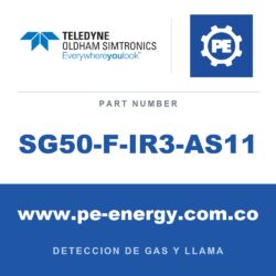 Oldham Simtronics SG50-F-IR3-AS11 - Oldham Simtronics SG50-F-IR3-AS11 Triple IR (IR3) SG50-F, para fuego de hidrocarburos, HART, SIL2, M25. La familia Spyglass SG50-F cubre