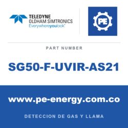Oldham Simtronics SG50-F-UVIR-AS21 - Oldham Simtronics SG50-F-UVIR-AS21 UV-IR SG50-F, para fuego sin hidrocarburos, HART, SIL 2. 3/4NPT
