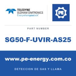 Oldham Simtronics SG50-F-UVIR-AS25 - Oldham Simtronics SG50-F-UVIR-AS25 UV-IR SG50-F, para fuego de no hidrocarburos