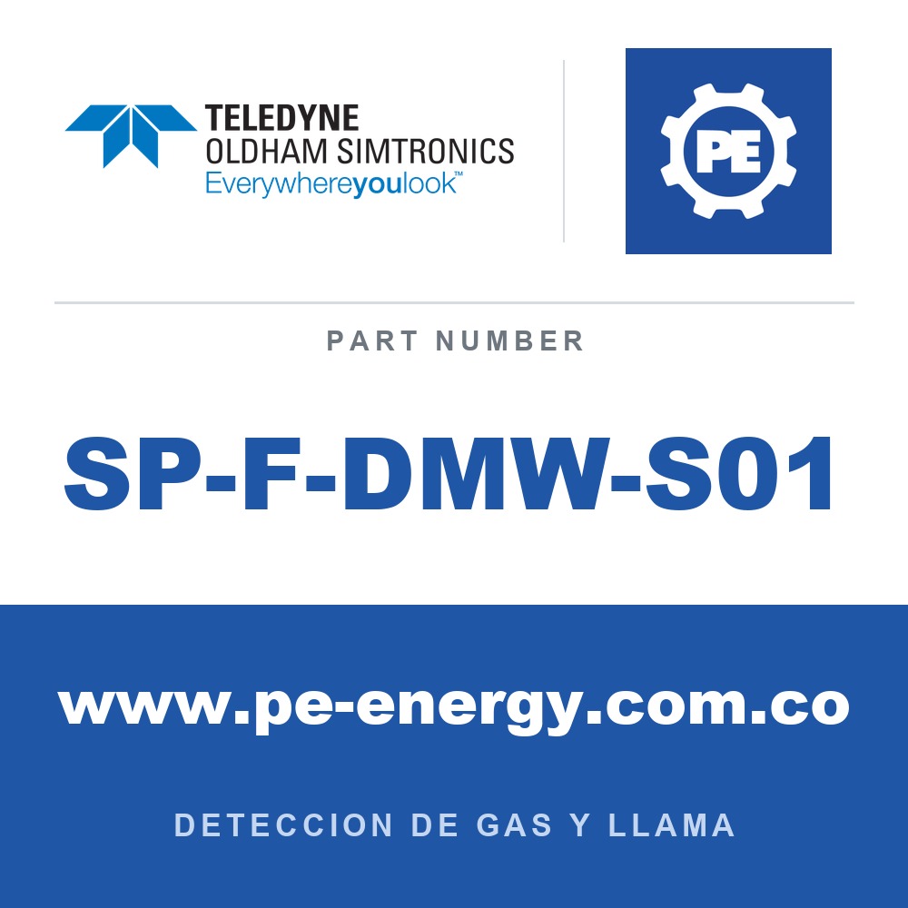 Oldham Simtronics SP-F-DMW-S01 - Oldham Simtronics SP-F-DMW-S01 Ensamblaje de montaje en ducto, con ventana de zafiro.