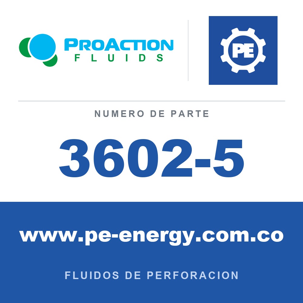ProAction Fluids 3602-5 - ProAction Fluids AntiFoam espuma consistente para perforación con aire - Cubeta de 5 galones